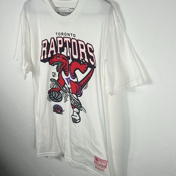 🏀 TORONTO RAPTORS NBA Graphic Tee Hardwood Classics Mitchell & Ness - PERFECT - Picture 4 of 8